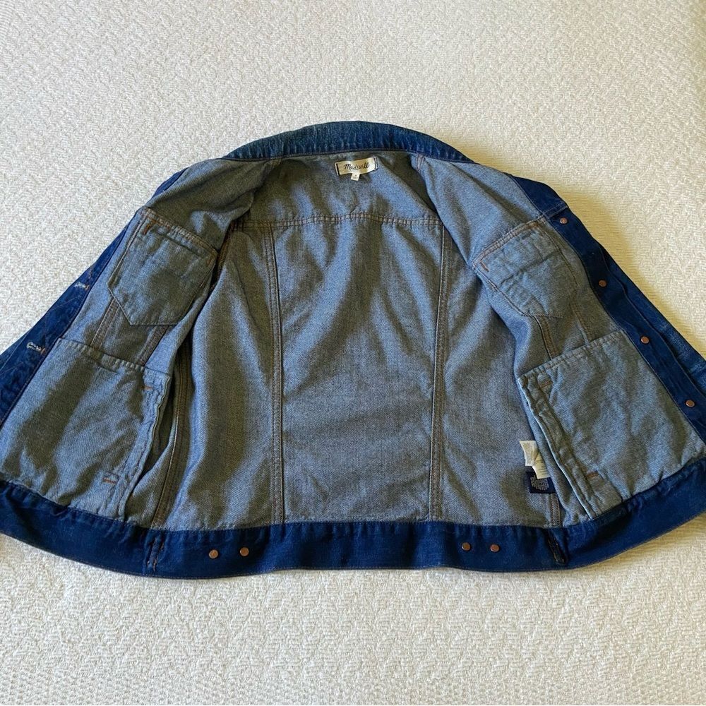 Madewell Classic Denim Jacket In Briarwood Wash - Picture 5 of 15